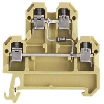 Weidmüller 0396660000 Dual-Contact DK 4/35 DIN-Terminal Block