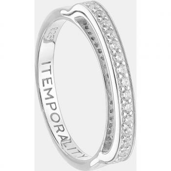 Anillo Eternidad Plata Itemporality con Brillos de Circonita