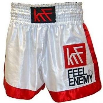 Shorts Muay Thai KRF Blanco M