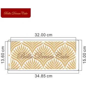 Plastic Lace Cake Stencil