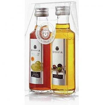 Estuche La Chinata de Aceite de Oliva Virgen Extra y Vinagre de Jerez 100ml