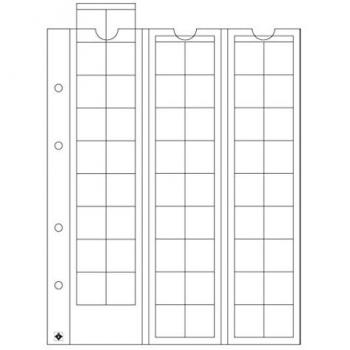 M54/20 Optima Coin Sheet Set, 5 Pack – Clear