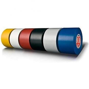 Ruban d'Isolation Tesa PVC Rouge 33m x 19mm