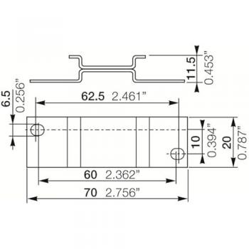Adattatore Relè Vite 22,5 mm – ABB ADP.01