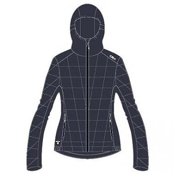 CMP Unlimitech PrimaLoft Damen Kapuzenjacke schwarz/anthrazit - M