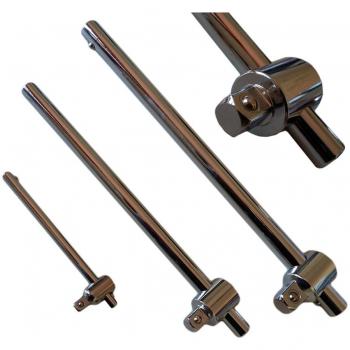 Asta Barra a T 3 Pz per Bussole Torx – 1/2, 3/8, 1/4 Cromo Vanadium