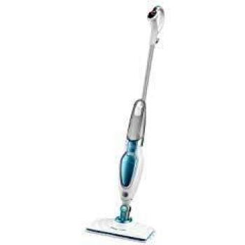 Black+Decker FSM16CD-QS Nettoyeur de Sol Balai Vapeur 3 en 1 1600W avec 2 microfibres et 1 accessoire pour tapis inclus - Câble 6M