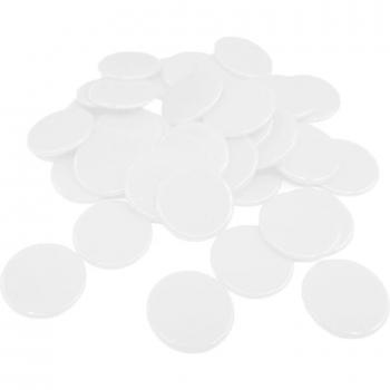 100Pcs 19mm Plastic Game Tokens
