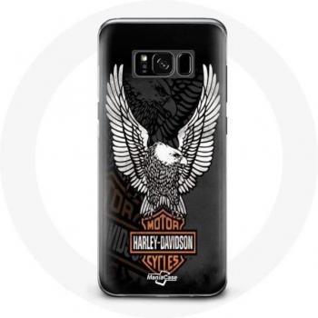Custodia per Samsung Galaxy S8 con simbolo aquila Harley Davidson