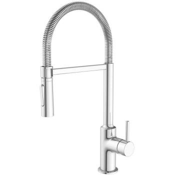 Mitigeur de cuisine IDEAL STANDARD BC302AA avec douchette semi-pro, saillie 215 mm, chromé