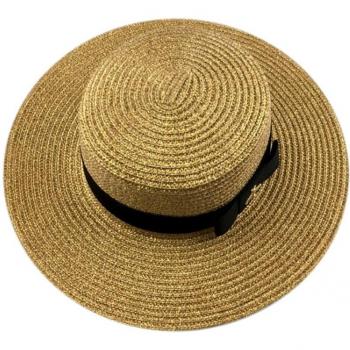 Chapeau été femme paille naturel