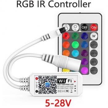 Magie Zuhause 24V RGBW Bluetooth RGB + CCT Pixel LED-Regler für WS2812B WS2811 5050 3528