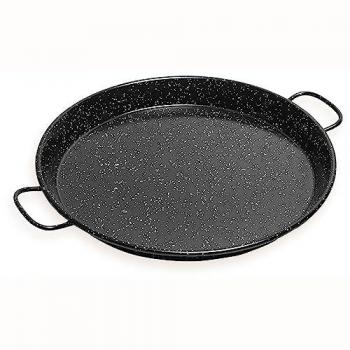Briebe Paellera Levante Negra Jaspé 9 Raciones – Para Fuego, Gas y Horno