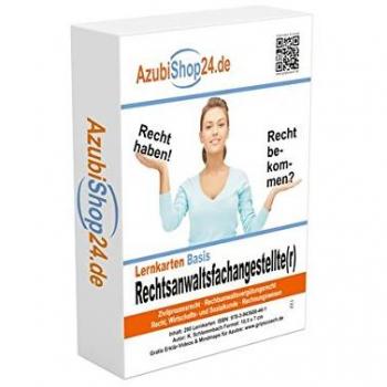 AzubiShop24.de Basis-Lernkarten Rechtsanwaltsfachangestellte/-r