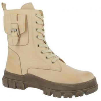 Andrea Conti Damen Schnürstielette 42 creme Leder