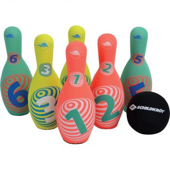 SCHILDKRÖT Neopren Kegel-Set, 7-teilig für Familienunterhaltung