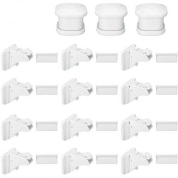 Kit de Seguridad Infantil: Gabinete 30 Pcs con Armario y Cerradura