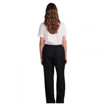 Pantaloni Pieces Neva A Vita Alta Neri Wide Leg M