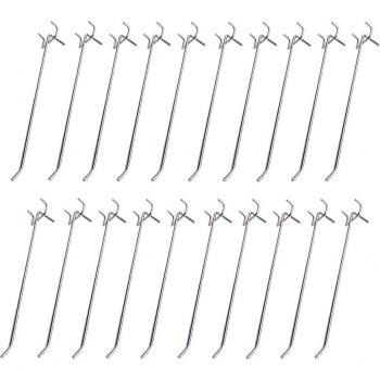 20pcs Wall Mount Pegboard Hooks for Garage Workshop Storage