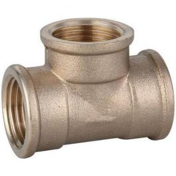 TEE Femmine Ottone Giallo IBP 3/8 -CONF