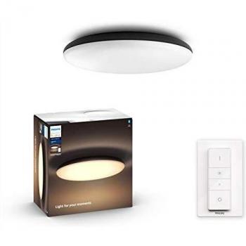 Lámpara Plafón LED Fair Hue 39W Negro Philips Hue
