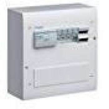 Basic semi-equipped VDI box by HAGER with 2 rows and 20 modules, Group 1