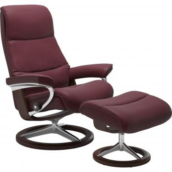 Stressless® Relaxsessel View Set, mit Hocker, Größe M, Braun
