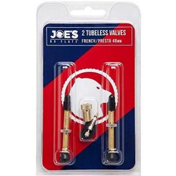 Dual 48mm Presta Tubeless Valve Set – Joe's Brand