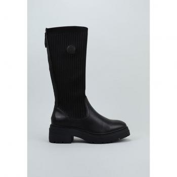 Carmela 68010 Flache Stiefel für Damen Schwarz