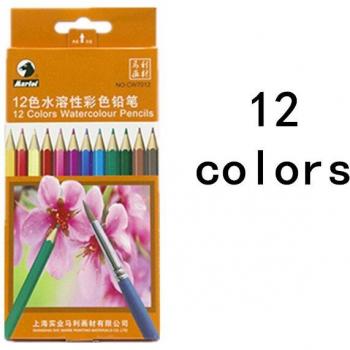 Crayons de Couleur Solubles 24 Teintes