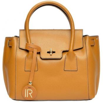 Isabella Rhea Klassische Lederhandtasche Braun