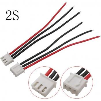 Conector de Cables Lineales 22AWG JST XH 1S 2S para Baterías LiPo