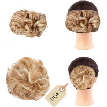 Gignon Short Curly Synthetic Blonde Hairpin