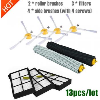 13 Teile Roomba Ersatzteile Set für Serie 800-900 - Pinsel und Filter