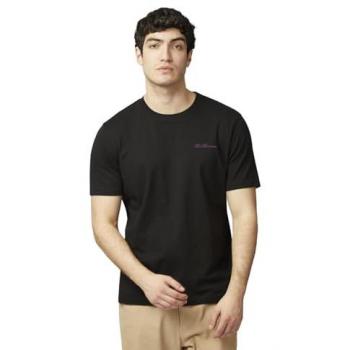 Ben Sherman Herren‑T-Shirt – Schwarzer Basic – Größe L – Signature