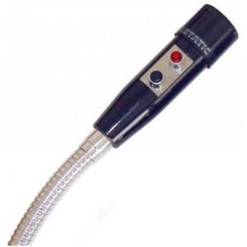 ASTATIC AMC105-2-19 Omnidirectional Dynamic Microphone with 19 INCH Gooseneck, 2 3/4 INCH Flange and Push-to-Talk Switch