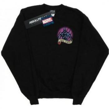 Sudadera para chicas Black Panther con diseño de tatuaje en el pecho - M gris