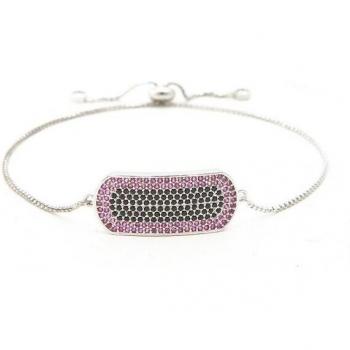 Gold & Silver Micro Pave CZ Rope Bracelet