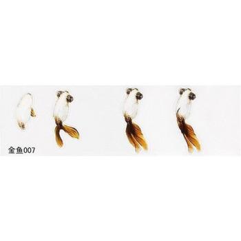 3D Resin Goldfish Sticker