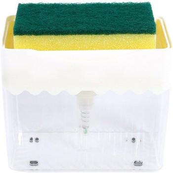 Dishwashing Soap Dispenser with Sponge