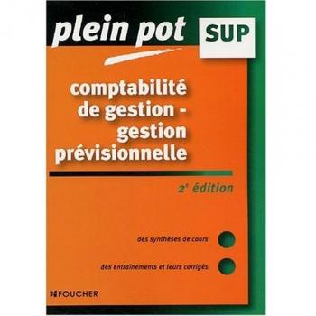 Comptabilité de gestion Gestion prévisionnelle Enseignement supérieur, BTS, DUT tertiaires