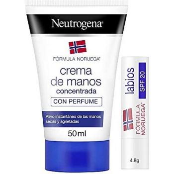 Neutrogena Crema de Manos con Perfume 50ml + Labial SPF20