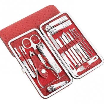 Ensemble coupe-ongles portable 19 pièces