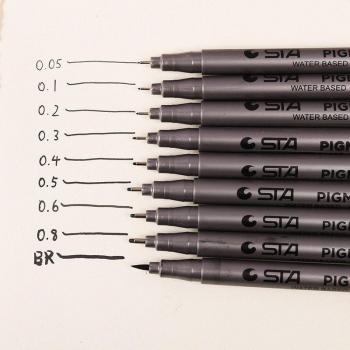 STA 9 Feine Liner Marker für Kunst und Manga