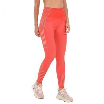 Adidas Leggings Seamless Branded IA1942 Rot Tight Fit L Damen
