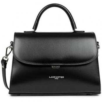 Borsa a tracolla in pelle M Suave Even Lancaster nera