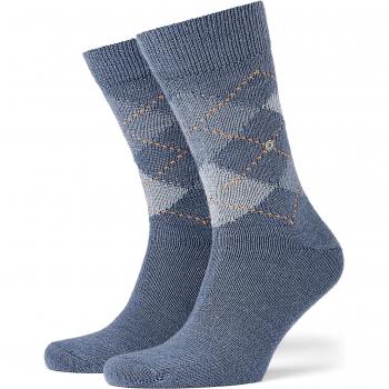 Calzini Burlington Preston Uomo Blu a Rombi