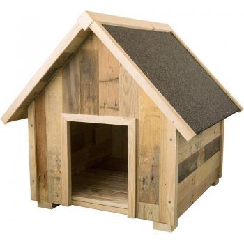 COPELE Caseta para perros en madera reciclada