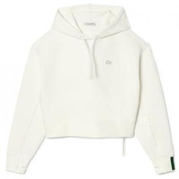 Felpa con cappuccio Lacoste Logo Piccolo Bianco Donna - 40