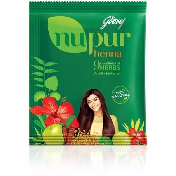Godrej Nupur Herbal Hair Color with 9 Nourishing Herbs - 400 gm